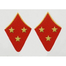 Петлицы командный состава, КАВАЛЕРИЯ, Генерал-лейтенант, обр. 1940 г.